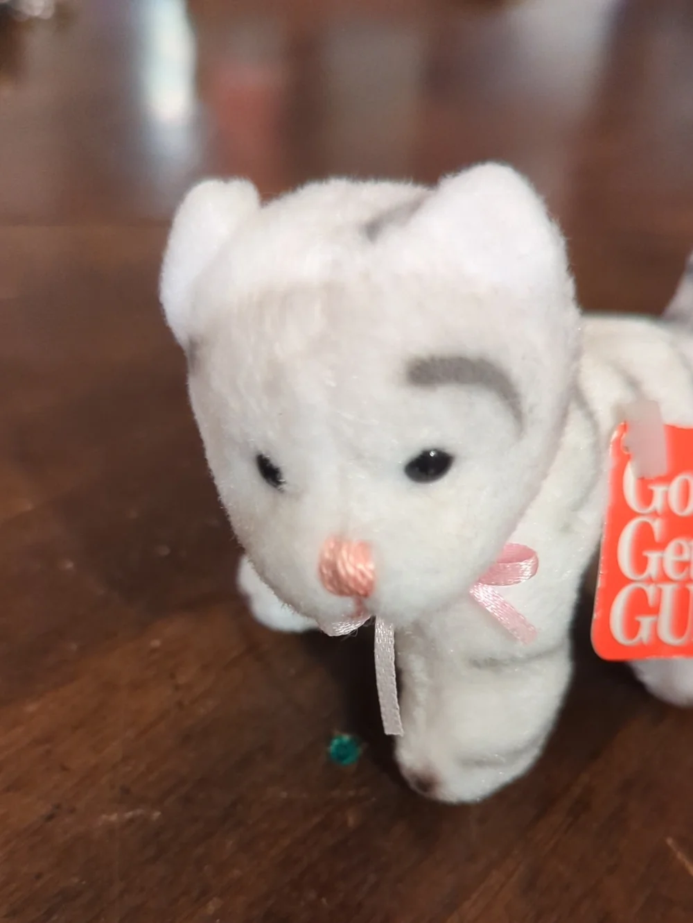 Vintage Gund White Tiger Cub 